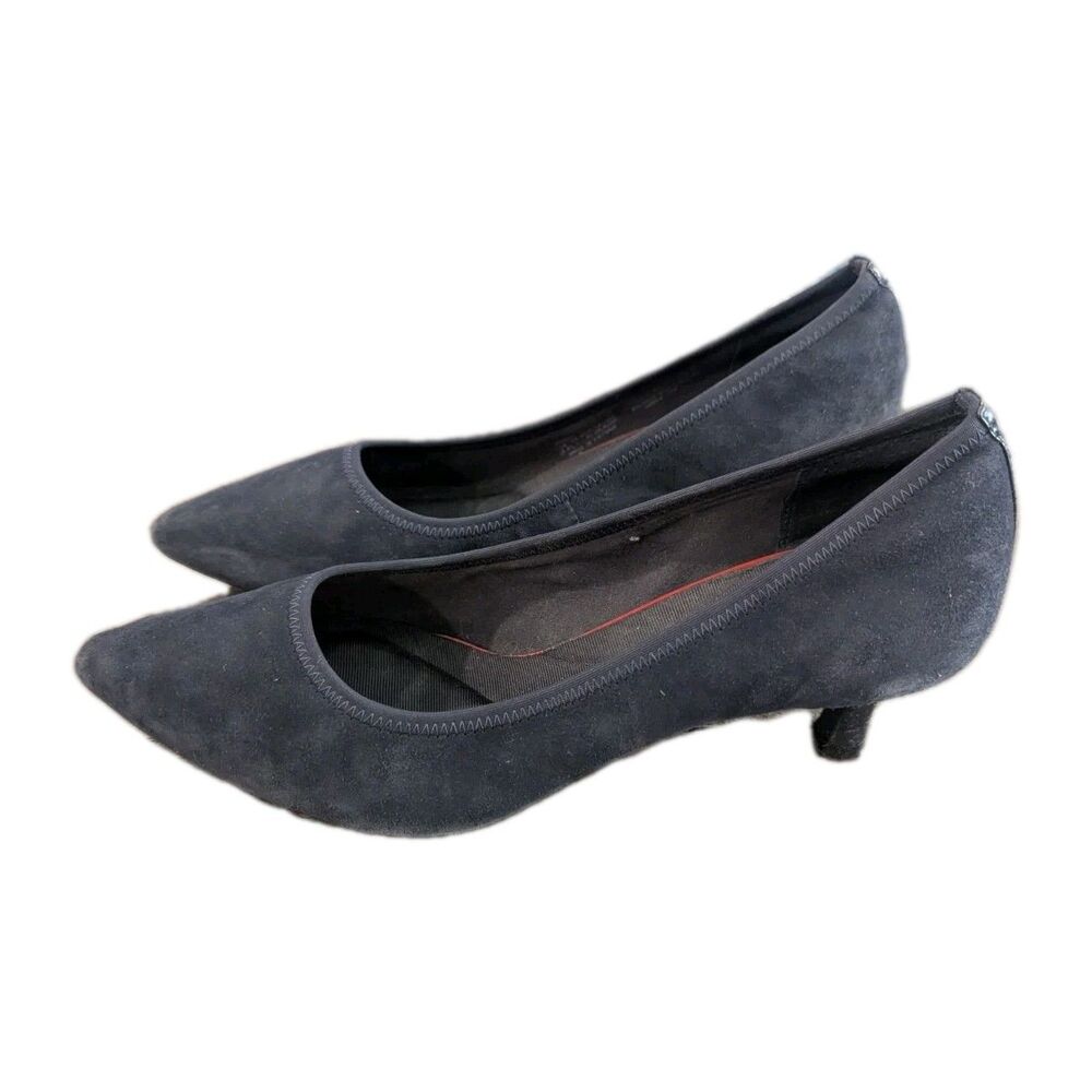 ROCKPORT Women's Total Motion‎ Kaiya Pump Navy Blue 9.5M Shoes Heel